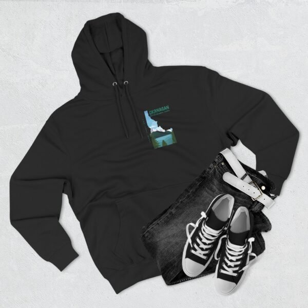 Adult  Fleece Hoodie; Okanagan Lake - Image 11