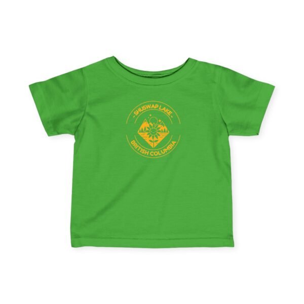 Infant 100% Cotton Tee; Shuswap Sunflower - Image 7