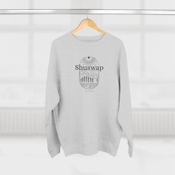 Unisex Crewneck Sweatshirt; Shuswap Design - Image 4