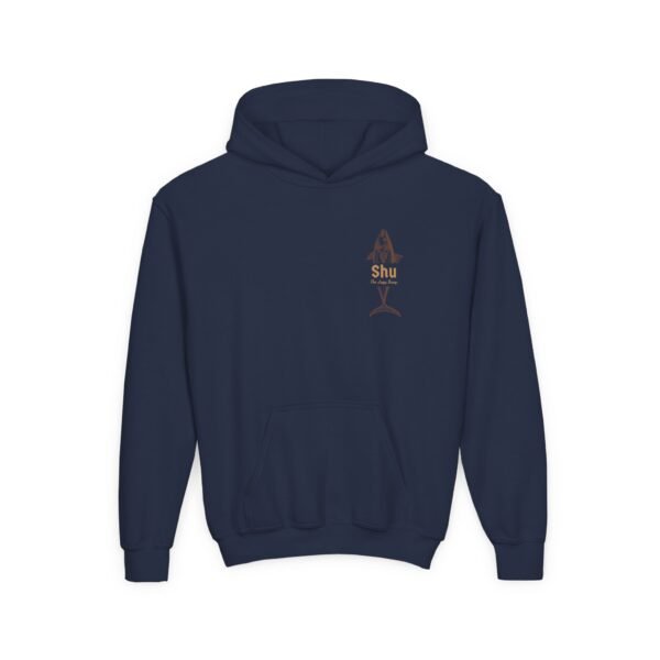 Kid's Hooded Sweatshirt; Shu Fish - Image 15