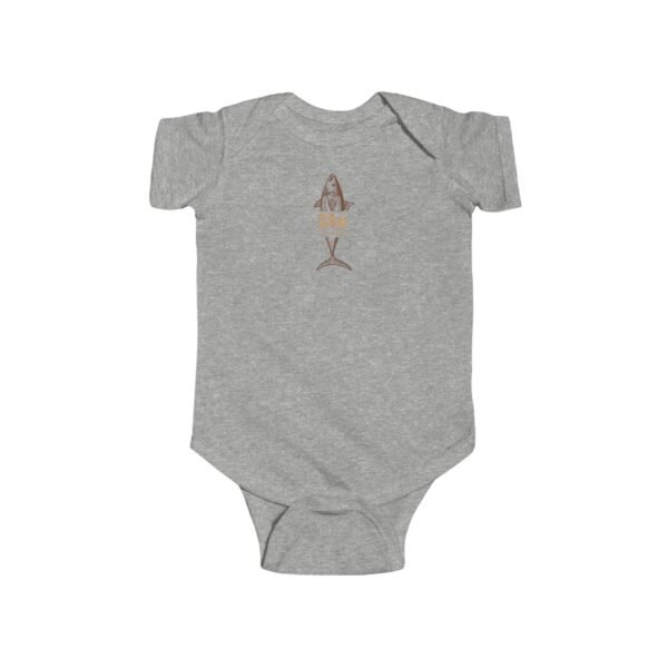 Infant 100% Cotton Bodysuit; Shu Fish - Image 3