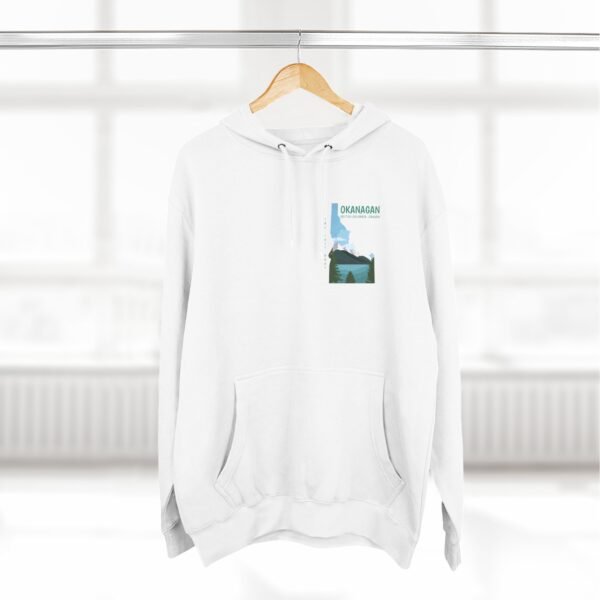 Adult  Fleece Hoodie; Okanagan Lake - Image 4