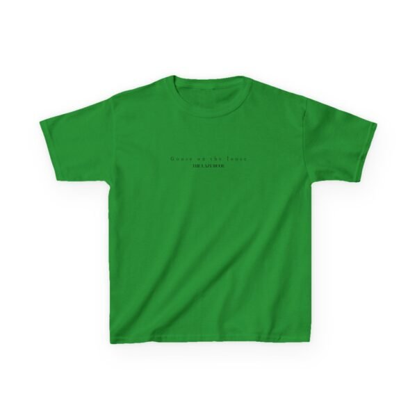 Kids 100% Cotton Tee; Goose on the loose - Image 29