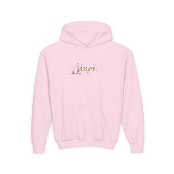 Kid's Hooded Sweatshirt; Shuswap Wildlife - Image 5