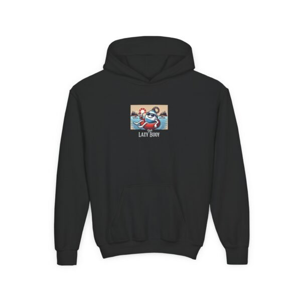 Kid's Hooded Sweatshirt; Lazy Buoy Logo