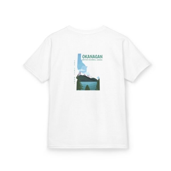 Kids 100% Cotton Tee; Okanagan Lake - Image 4
