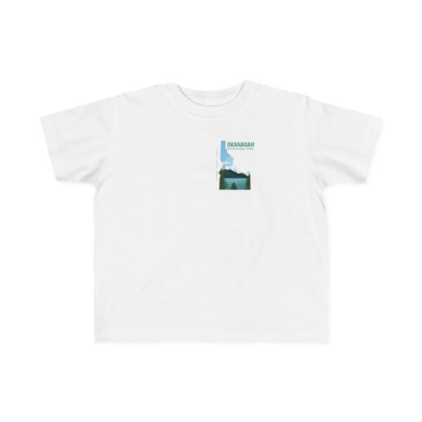 Toddler's 100% Cotton Tee; Okanagan Lake
