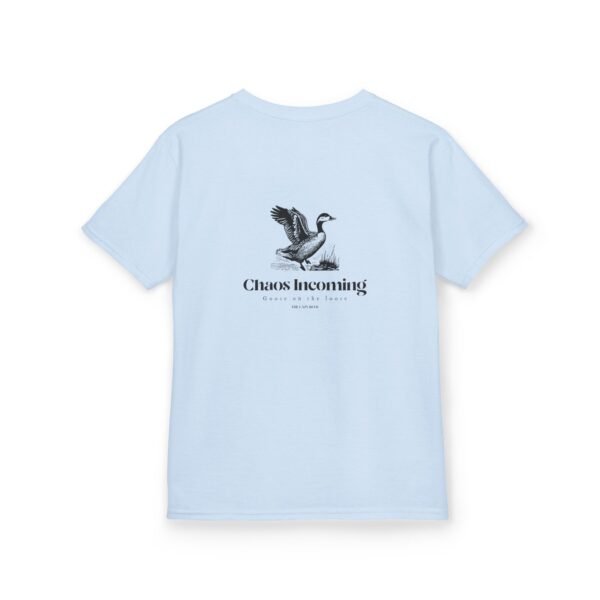 Kids 100% Cotton Tee; Goose on the loose - Image 36