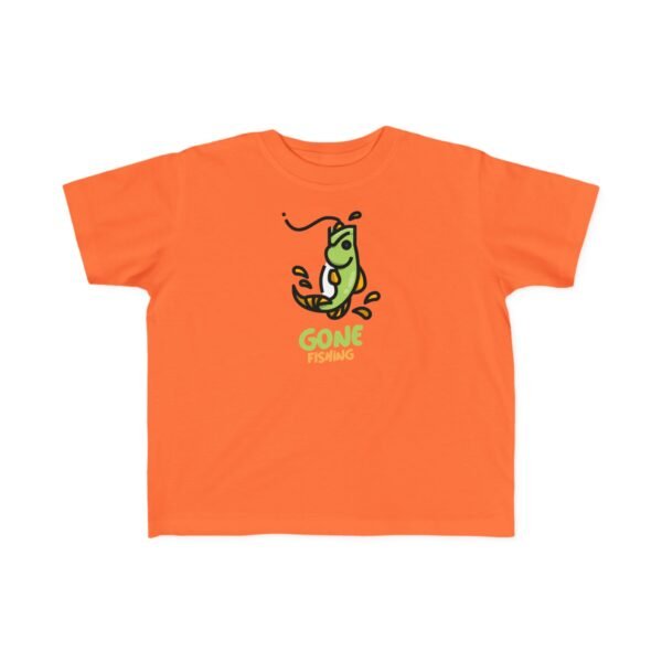 Toddler's 100% Cotton Tee; Gone Fishing - Image 4