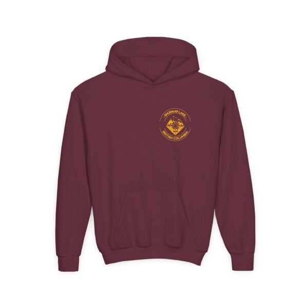 Kid's Hooded Sweatshirt; Shuswap Sunflower - Image 9