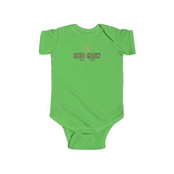 Infant 100% Cotton Bodysuit; Shu Crew - Image 7