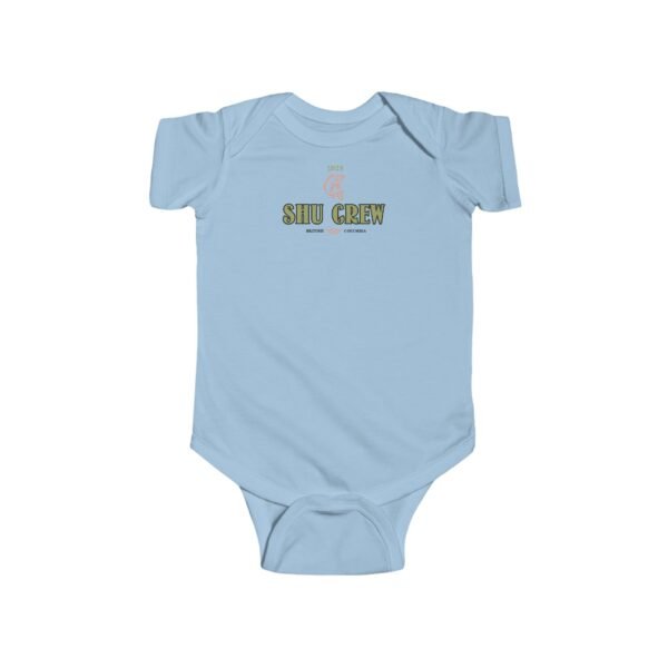 Infant 100% Cotton Bodysuit; Shu Crew - Image 9