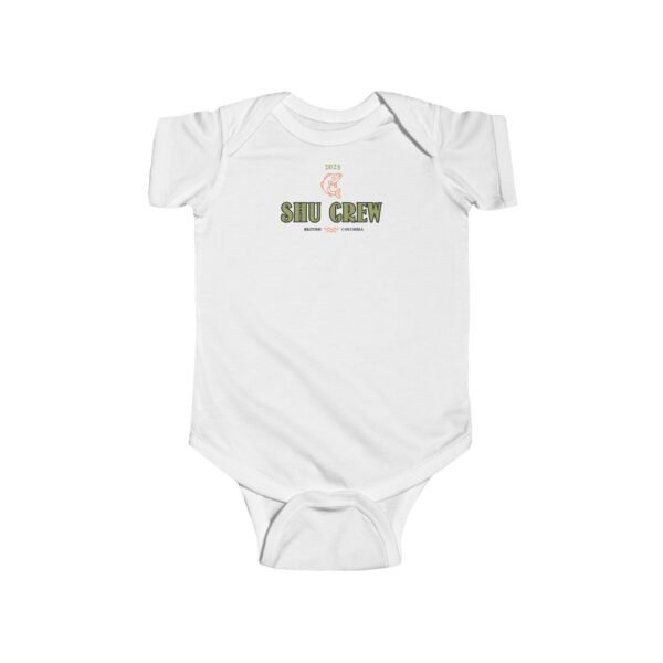 Infant 100% Cotton Bodysuit; Shu Crew