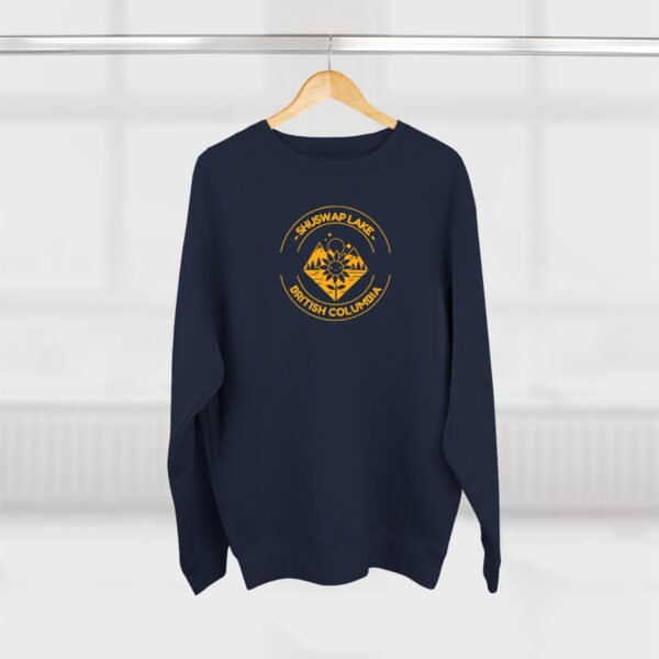 Unisex Crewneck Sweatshirt; Shuswap Lake Sunflower - Image 24