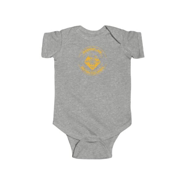 Infant 100% Cotton Bodysuit; Shuswap Sunflower - Image 3