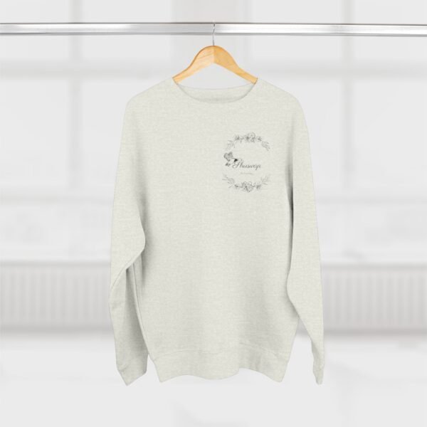 Unisex Crewneck Sweatshirt; Shuswap Floral Geese - Image 8