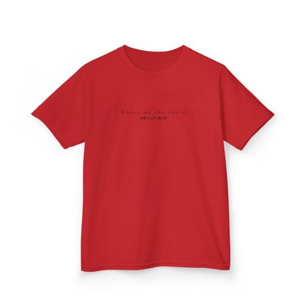 Kids 100% Cotton Tee; Goose on the loose - Image 47