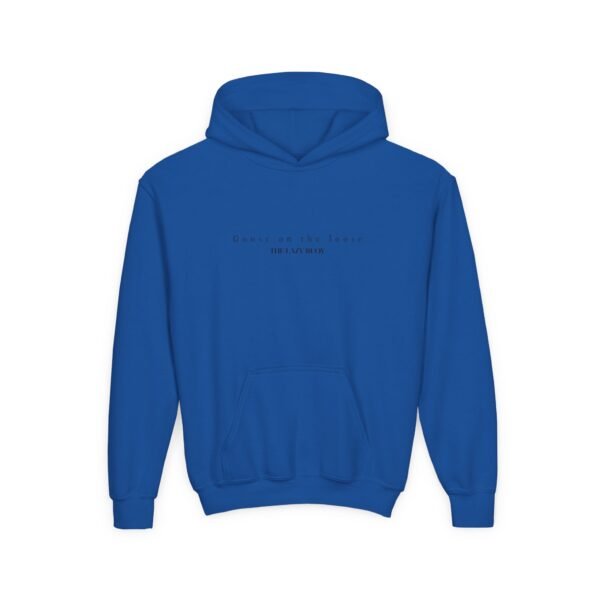 Kid's Hooded Sweatshirt; Goose on the loose - Image 11