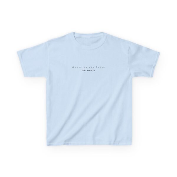 Kids 100% Cotton Tee; Goose on the loose - Image 33