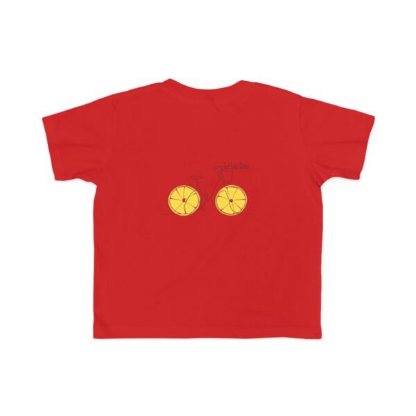 Toddler's 100% Cotton Tee; The Lazy Buoy Lemon Bike - Image 14