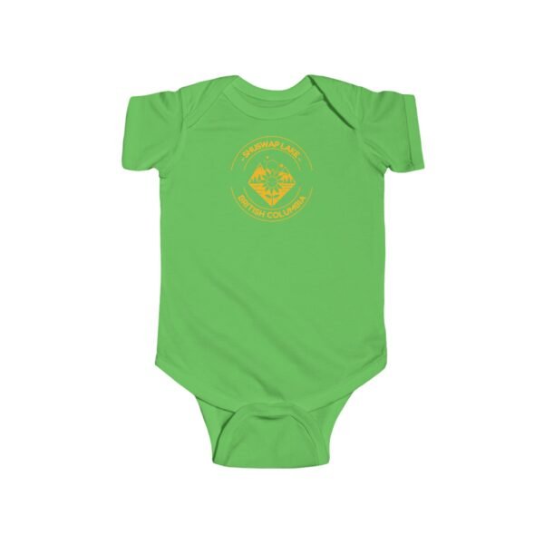 Infant 100% Cotton Bodysuit; Shuswap Sunflower - Image 5