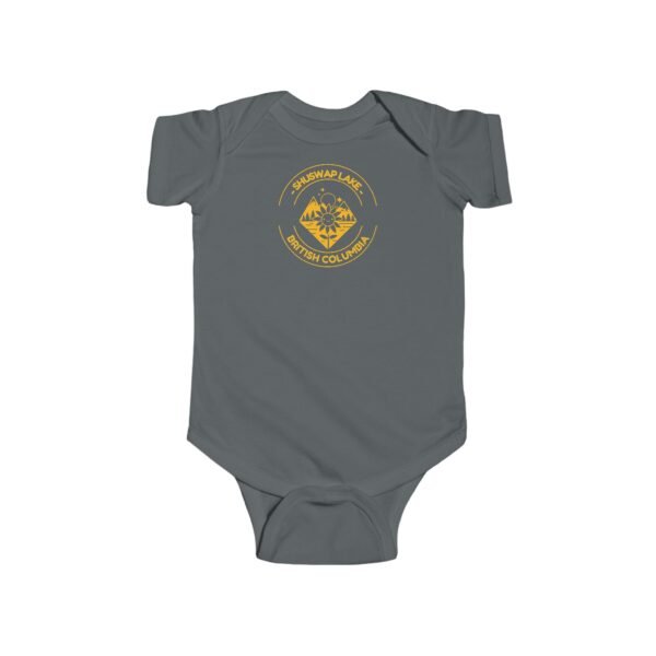 Infant 100% Cotton Bodysuit; Shuswap Sunflower - Image 9