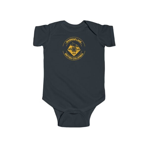 Infant 100% Cotton Bodysuit; Shuswap Sunflower - Image 11