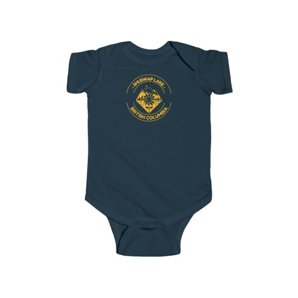 Infant 100% Cotton Bodysuit; Shuswap Sunflower - Image 13