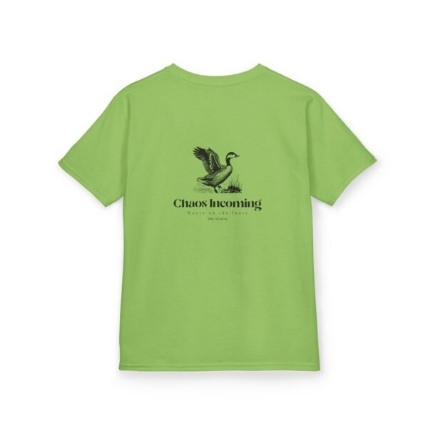 Kids 100% Cotton Tee; Goose on the loose - Image 28