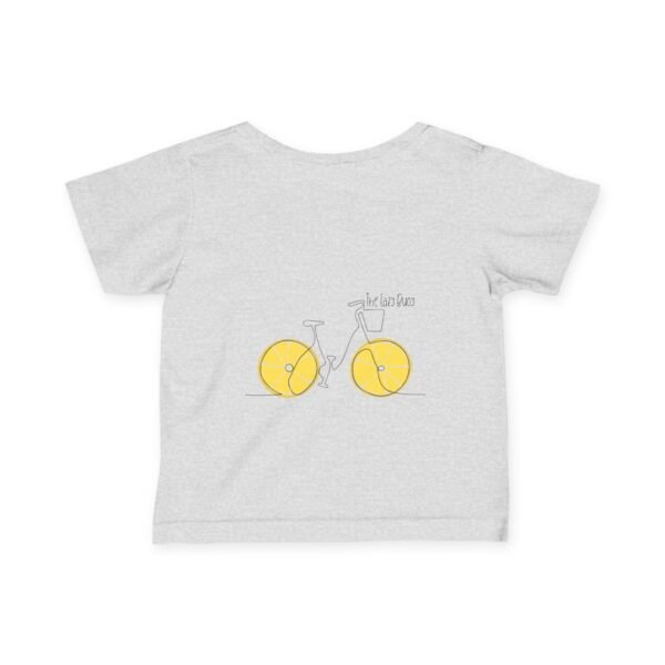 Infant 100% Cotton Tee; The Lazy Buoy Lemon Bike - Image 5