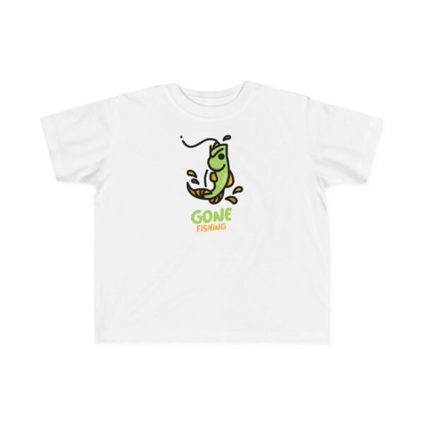 Toddler's 100% Cotton Tee; Gone Fishing