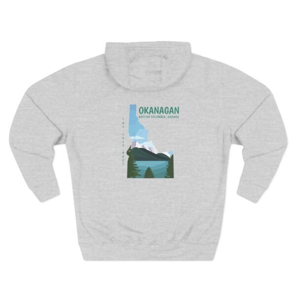Adult  Fleece Hoodie; Okanagan Lake - Image 6