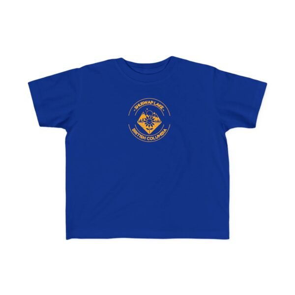 Toddler's 100% Cotton Tee; Shuswap Sunflower - Image 10