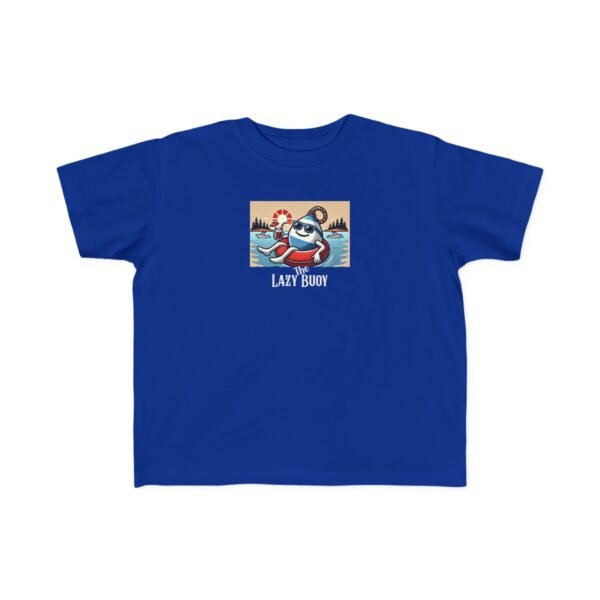 Toddler's 100% Cotton Tee; Lazy Buoy Logo - Image 7
