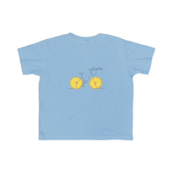 Toddler's 100% Cotton Tee; The Lazy Buoy Lemon Bike - Image 8