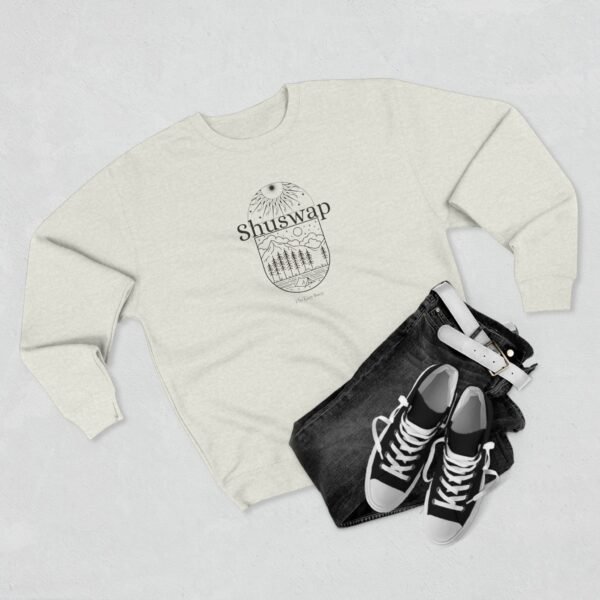 Unisex Crewneck Sweatshirt; Shuswap Design - Image 7