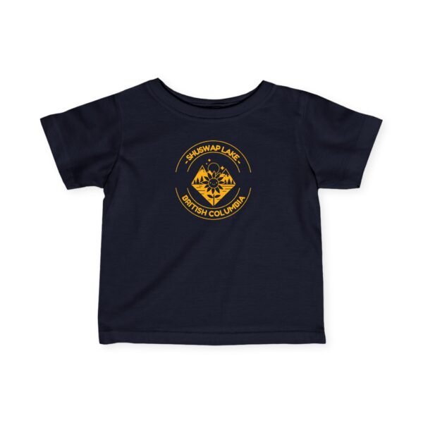 Infant 100% Cotton Tee; Shuswap Sunflower - Image 19