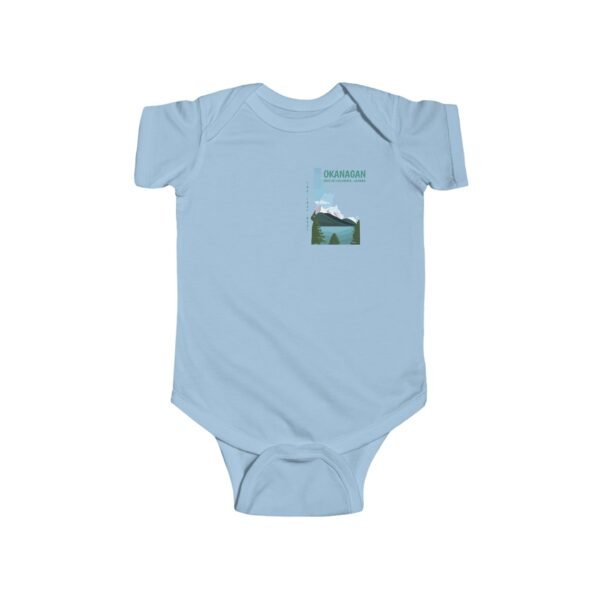 Infant 100% Cotton Bodysuit; Okanagan Lake - Image 7