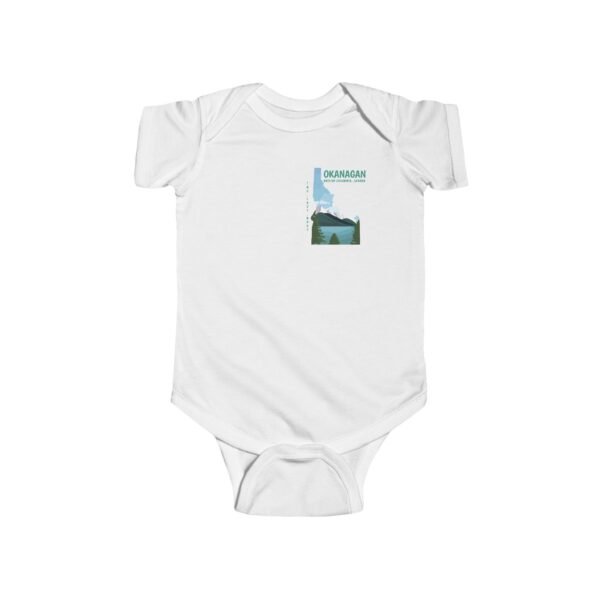 Infant 100% Cotton Bodysuit; Okanagan Lake