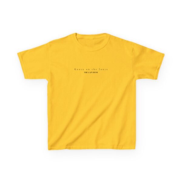 Kids 100% Cotton Tee; Goose on the loose - Image 21