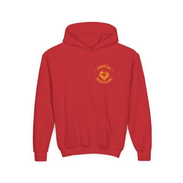 Kid's Hooded Sweatshirt; Shuswap Sunflower - Image 19