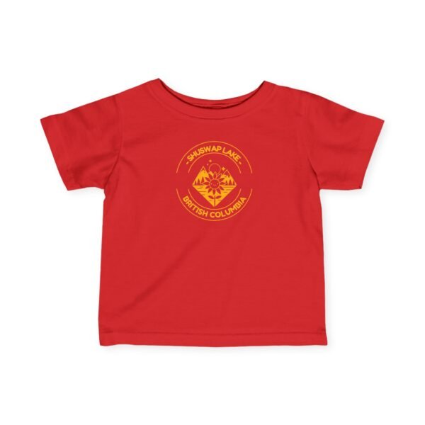 Infant 100% Cotton Tee; Shuswap Sunflower - Image 25