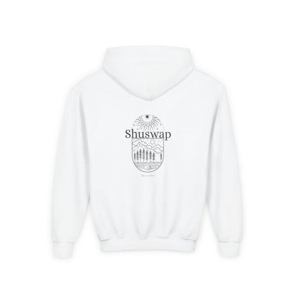 Kid's Hooded Sweatshirt; Shuswap Design - Image 2