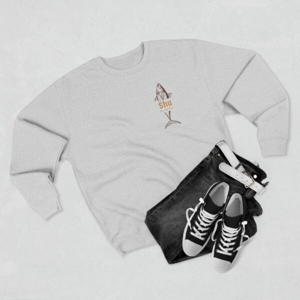 Unisex Crewneck Sweatshirt: Shu Fish - Image 3