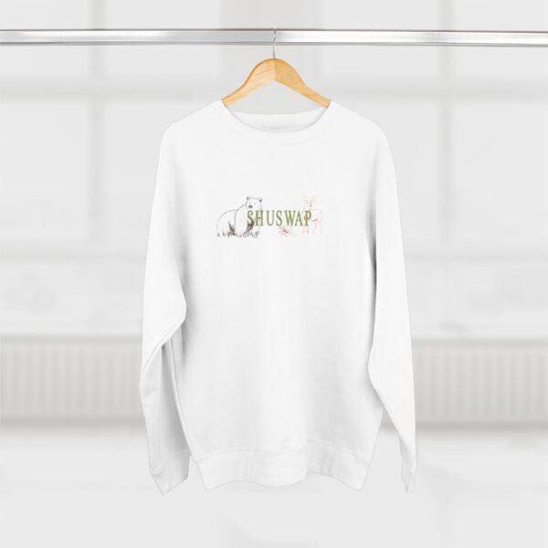 Unisex Crewneck Sweatshirt; Shuswap Wildlife - Image 4