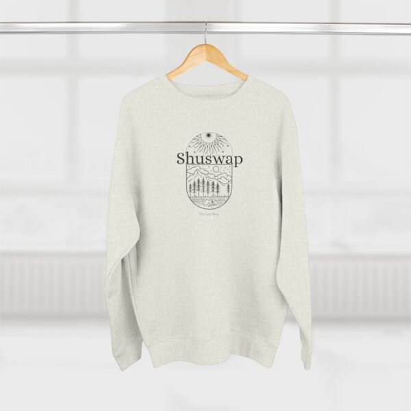 Unisex Crewneck Sweatshirt; Shuswap Design - Image 8