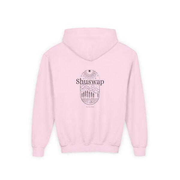 Kid's Hooded Sweatshirt; Shuswap Design - Image 12