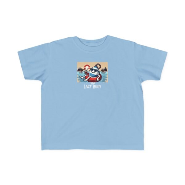 Toddler's 100% Cotton Tee; Lazy Buoy Logo - Image 4