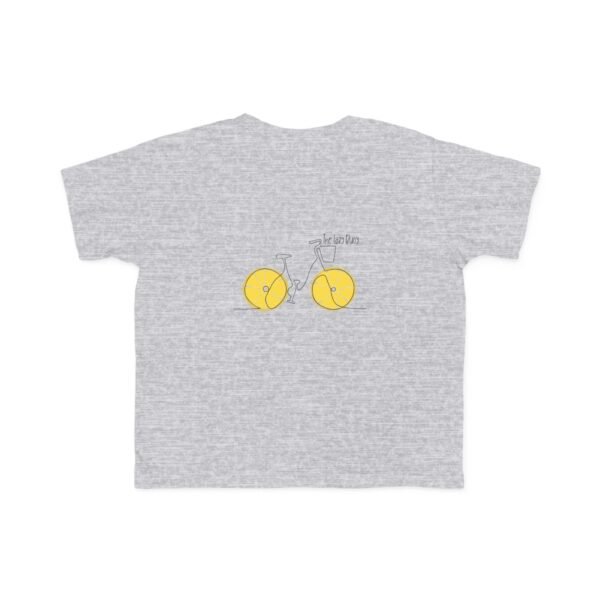 Toddler's 100% Cotton Tee; The Lazy Buoy Lemon Bike - Image 5
