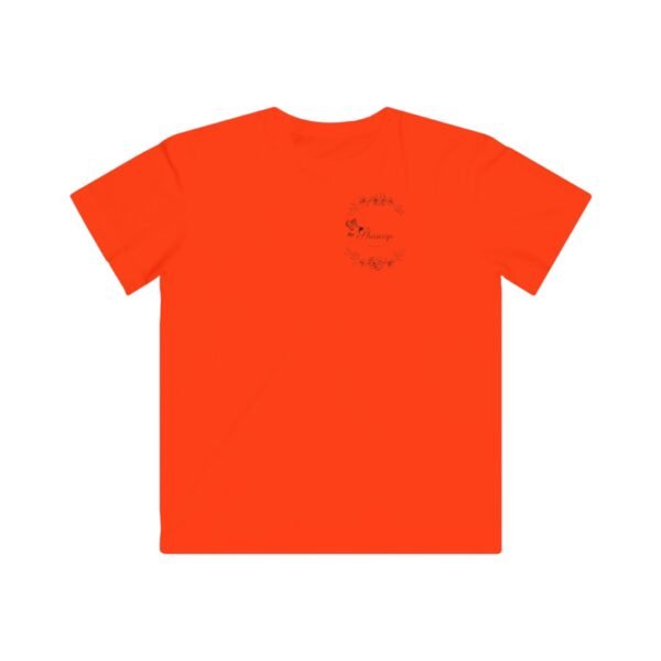 Kids Tee 100% Cotton; Shuswap Floral Geese - Image 4